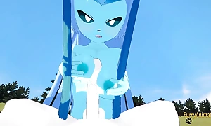 Pokemon hentai furry yiff 3d - pov glaceon boobjob coupled with fucked with creampie apart from cinderace