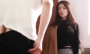Korean Girl Surprised by the sized