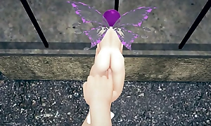 Fingering a closely guarded fairy's pussy