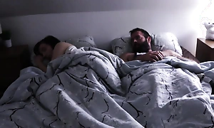 Unceremonious sex sharing bed between Stepson and his Stepmom