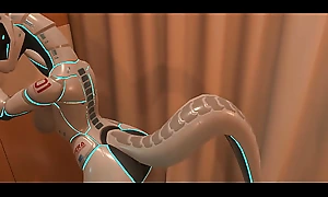 Privileged video: Sex round a G android. Porn round a robot. VR porn game. Game: Heat vr.