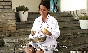 Czech Streets - Cook with respect to Huge Titties and Mega Clit