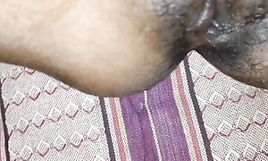 Dehati chudai with hott Desi pinky bhabhi with step brother beamy black hairy cock put inside her mouth with an increment of hairy tight pussy
