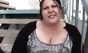 Pretty ssbbw encountered on high the street taken home with the addition of fucked