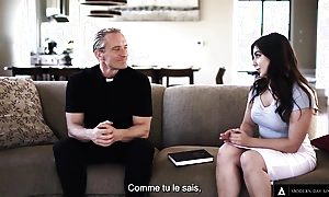 MODERN-DAY SINS - Big Dick Priest Takes Na‹f Teen's Assfuck Virginity! French Subtitles