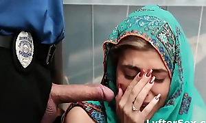 Shoplifting Teen Concerning Hijab Blackmailed increased away from Fucked