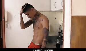 Latino twink with tattoos fucked for money pov