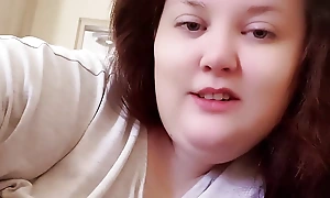 POV BBW mommy shows you by a long shot time in bed