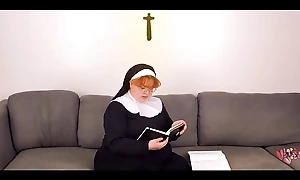 Sunday school special chubby nun fucks hybrid -short